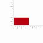 Лейбл из ПВХ DZETA, S, красный