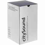 Беспроводная колонка с подсветкой CITYSOUND, черная