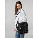 Шопер CLARITY с черным органайзером, прозрачный