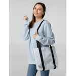 Шопер CLARITY с белым органайзером, прозрачный