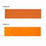 Лейбл тканевый EPSILON, S, оранжевый неон