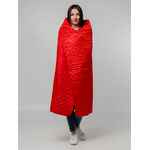 Плед-пончо для пикника SNAPCOAT, красный