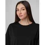 Футболка унисекс оверсайз CROSSTOWN, черная, размер M