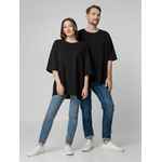 Футболка унисекс оверсайз CROSSTOWN, черная, размер M