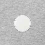 Лейбл из ПВХ DZETA ROUND, L, белый