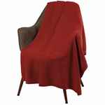 Плед SHEERNESS, коричневый (терракота)