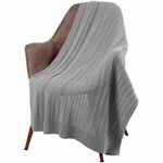 Плед TERMOMENT, светло-серый