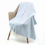 Плед SAGUNT, светло-синий