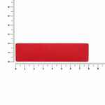 Наклейка тканевая LUNGA, S, красная