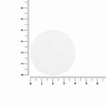 Наклейка тканевая LUNGA ROUND, M, белая