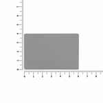 Наклейка тканевая LUNGA, L, серая