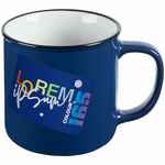 Наклейка тканевая LUNGA, L, синяя