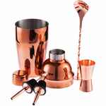 Набор для приготовления коктейлей POURPOUR, медный