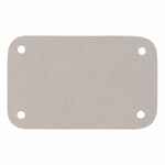 Лейбл COROLLA METAL, S, серебряный