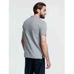 Рубашка поло мужская ADAM, серый меланж, размер S