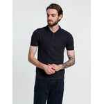 Рубашка поло мужская ADAM, темно-синяя, размер S