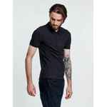 Рубашка поло мужская ADAM, темно-синяя, размер S