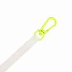 Застежка-карабин SNAP HOOK, S, желтый неон