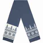 Шарф ELNIK, серый с молочно-белым