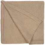 Плед ORNATO, бежевый (миндальный меланж)