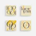 Набор из 4 печений DREAM WHITE на заказ