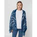 Палантин с бахромой на заказ RINN FINT, акрил