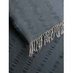 Плед «Сенеж», серо-синий