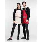 Фартук SETTLE IN, светло-бежевый (молочный)