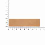 Лейбл кожаный PASEK, бежевый