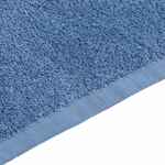 Полотенце махровое «Кронос», среднее, синее (дельфинное)