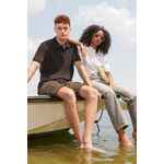 Рубашка поло унисекс PEGASE, черная, размер XXS