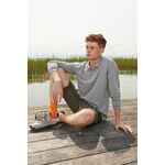 Рубашка поло унисекс с длинным рукавом PLANET LSL, темно-зеленая, размер S