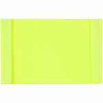 Лейбл тканевый EPSILON, XL, желтый неон