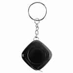 Брелок с рулеткой METRIC, черный