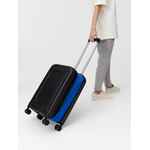 Чемодан PLATTA, черный с синим