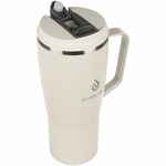 Термостакан KASUMIGAOKA, белый (молочный)