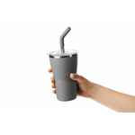 Термостакан SAPPORO без логотипа, серый