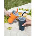 Термостакан SAPPORO без логотипа, темно-синий