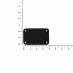 Лейбл из ПВХ KRETA, S, черный