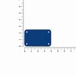 Лейбл из ПВХ KRETA, S, синий