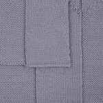 Плед ROMBUS, серый (стальной)