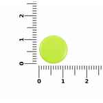 Кнопка CLAVIS, M, желтый неон