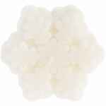 Свеча SNOWLIGHT 3, белая, 6 см