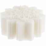 Свеча SNOWFLAME 1, белая, 8 см