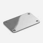 Шильдик металлический FURO, серебристый глянцевый