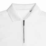 Рубашка поло мужская с длинным рукавом TERRAZZO, белая, размер S/M
