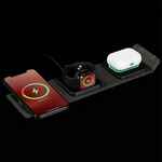 Складная станция беспроводной зарядки TRIFLEX, черная