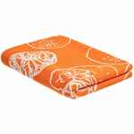 Плед CITRION, оранжево-белый