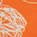 Плед CITRION, оранжево-белый