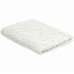 Плед SNOWSPOT FLUFFY, белый с люрексом